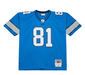 Mitchell & Ness Adult Jersey Adult Calvin Johnson Detroit Lions Blue 2007 Mitchell & Ness Throwback Jersey - Men's