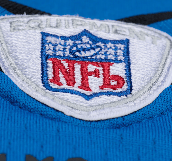 Mitchell & Ness Adult Jersey Adult Calvin Johnson Detroit Lions Blue 2007 Mitchell & Ness Throwback Jersey - Men's