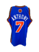 Adult Carmelo Anthony New York Knicks Mitchell & Ness Blue 2010 Throwback Swingman Jersey - Men's