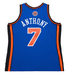 Adult Carmelo Anthony New York Knicks Mitchell & Ness Blue 2010 Throwback Swingman Jersey - Men's