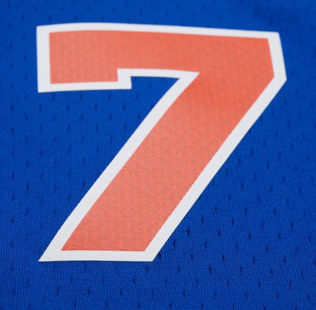 Adult Carmelo Anthony New York Knicks Mitchell & Ness Blue 2010 Throwback Swingman Jersey - Men's