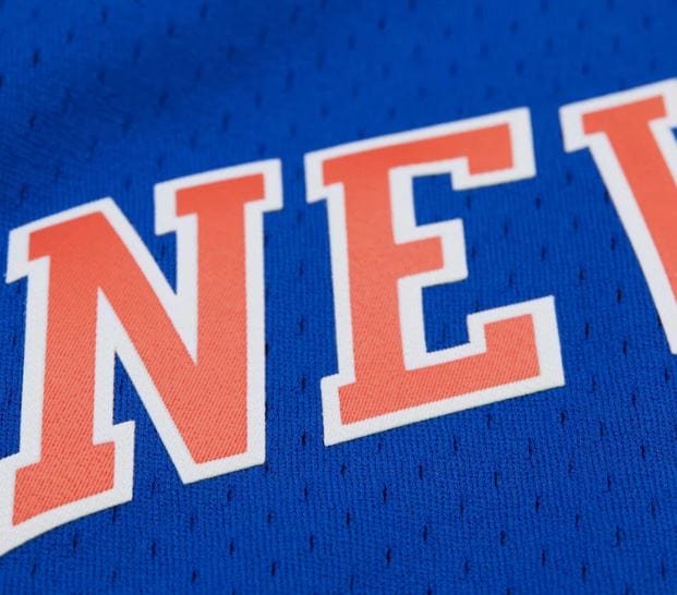 Adult Carmelo Anthony New York Knicks Mitchell & Ness Blue 2010 Throwback Swingman Jersey - Men's