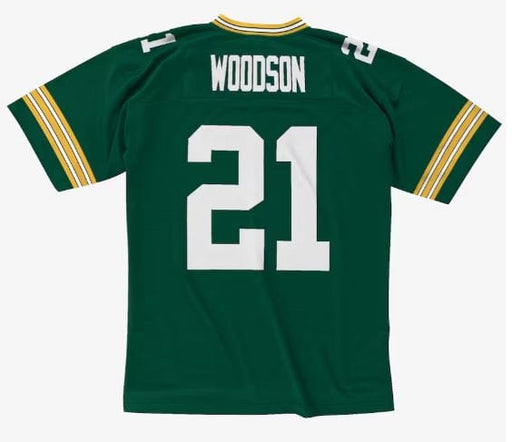 Mitchell & Ness Adult Jersey Adult Charles Woodson Green Bay Packers Mitchell & Ness 2010 NFL Green Throwback Jersey - Men's