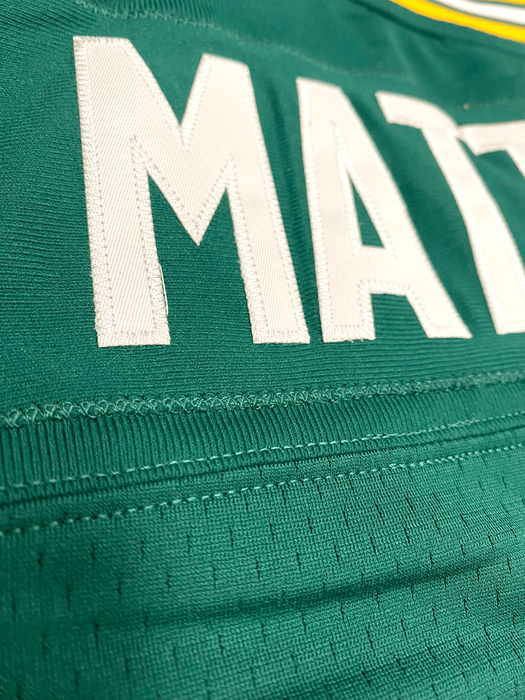 Mitchell & Ness Adult Jersey Adult Clay Matthews Green Bay Packers Mitchell & Ness 2010 NFL Green Throwback Jersey - Men's