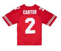 Adult Cris Carter Ohio State Buckeyes Mitchell & Ness 1986 Red Legacy Throwback Jersey - Men's