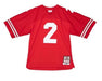 Adult Cris Carter Ohio State Buckeyes Mitchell & Ness 1986 Red Legacy Throwback Jersey - Men's