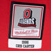Adult Cris Carter Ohio State Buckeyes Mitchell & Ness 1986 Red Legacy Throwback Jersey - Men's