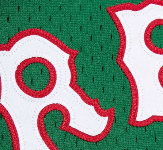 Adult David Ortiz Boston Red Sox Mitchell & Ness Green Cooperstown Mesh Batting Practice Jersey - Men's