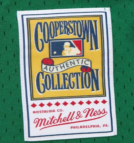 Adult David Ortiz Boston Red Sox Mitchell & Ness Green Cooperstown Mesh Batting Practice Jersey - Men's