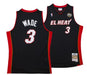 Mitchell & Ness Adult Jersey Adult Dwayne Wade Miami Heat Mitchell & Ness El Heat 2008-09 Black Throwback Swingman Jersey - Men's