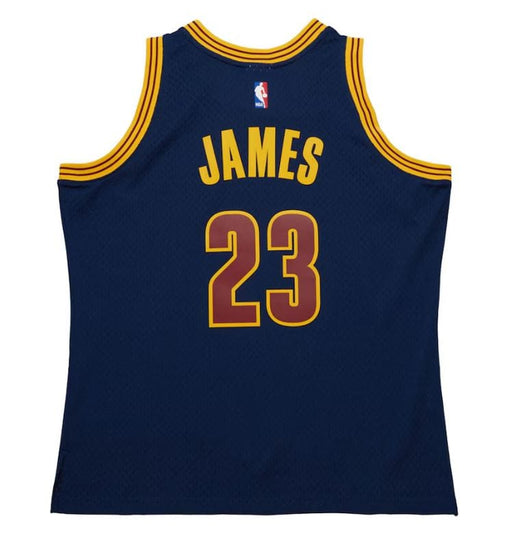 Mitchell & Ness Adult Jersey Adult LeBron James Cleveland Cavaliers Mitchell & Ness Navy 2015-16 Throwback Swingman Jersey - Men's