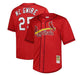 Adult Mark McGwire St. Louis Cardinals Mitchell & Ness Red Cooperstown Mesh Batting Practice Jersey - Men's