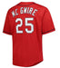 Adult Mark McGwire St. Louis Cardinals Mitchell & Ness Red Cooperstown Mesh Batting Practice Jersey - Men's