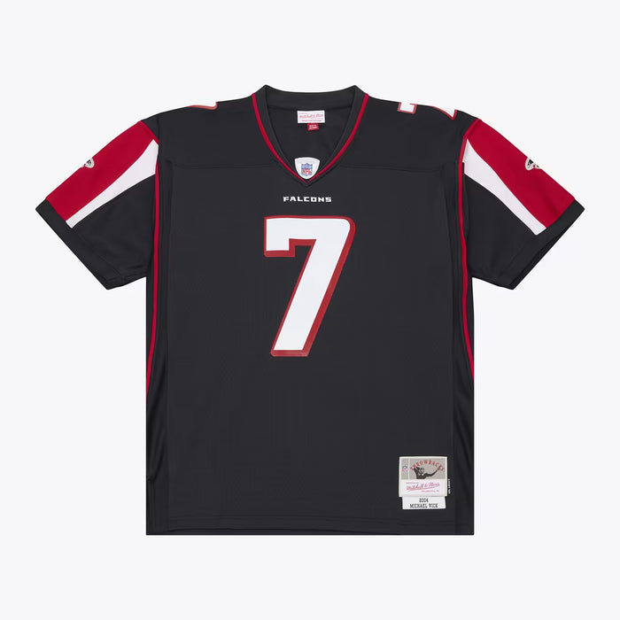 Mitchell & Ness Adult Jersey Adult Michael Vick Atlanta Falcons 2004 Mitchell & Ness Black Throwback Jersey - Men's