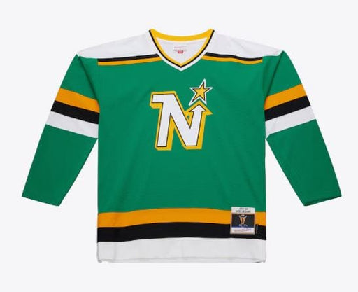 Mitchell & Ness Adult Jersey Adult Mike Modano Minnesota North Stars Mitchell & Ness 1989 Green Jersey - Men's