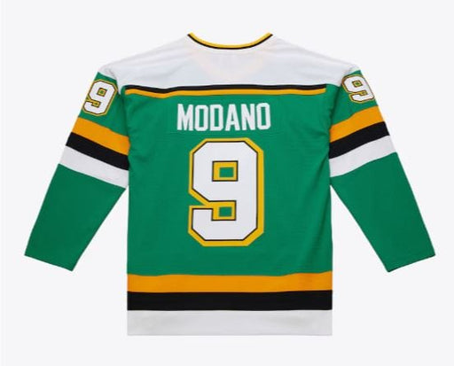 Mitchell & Ness Adult Jersey Adult Mike Modano Minnesota North Stars Mitchell & Ness 1989 Green Jersey - Men's