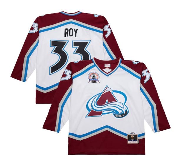 Mitchell & Ness Adult Jersey Adult Patrick Roy Colorado Avalanche Mitchell & Ness 2000-01 White Jersey - Men's