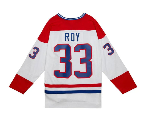Mitchell & Ness Adult Jersey Adult Patrick Roy Montreal Canadiens Mitchell & Ness 1992 White Power Play Jersey - Men's