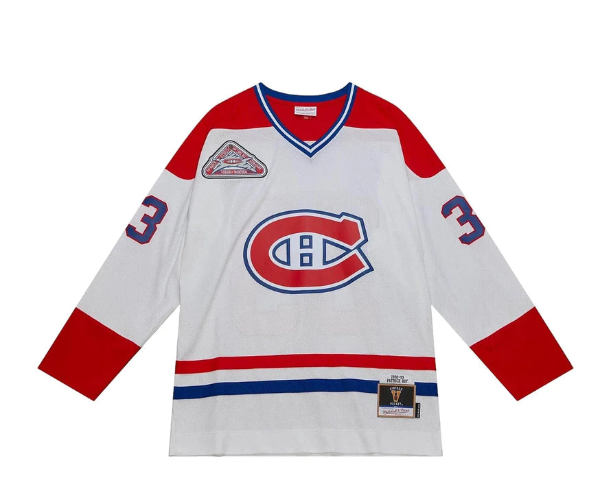 Mitchell & Ness Adult Jersey Adult Patrick Roy Montreal Canadiens Mitchell & Ness 1992 White Power Play Jersey - Men's
