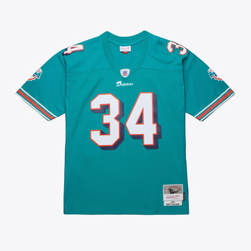 Mitchell & Ness Adult Jersey Adult Ricky Williams Miami Dolphins Mitchell & Ness NFL 2002 Aqua Throwback Jersey - Men's