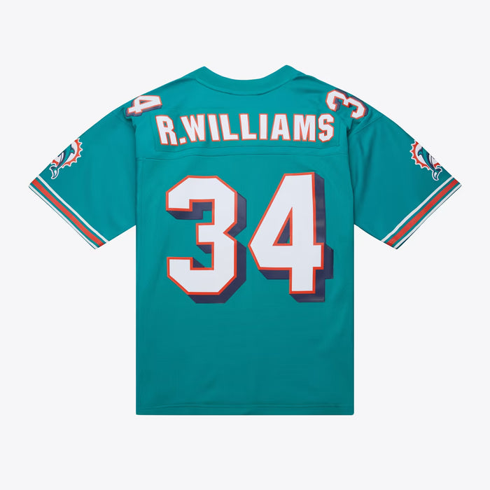 Mitchell & Ness Adult Jersey Adult Ricky Williams Miami Dolphins Mitchell & Ness NFL 2002 Aqua Throwback Jersey - Men's