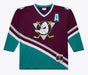 Mitchell & Ness Adult Jersey Adult Teemu Selanne Anaheim Mighty Ducks Mitchell & Ness 1996 Purple Power Play Jersey - Men's