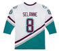 Mitchell & Ness Adult Jersey Adult Temmu Selanne Mighty Ducks of Anaheim Mitchell & Ness 1996-97 White Jersey - Men's