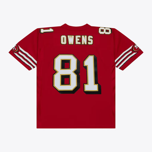 Mitchell & Ness Adult Jersey Adult Terrell Owens San Francisco 49ers Mitchell & Ness NFL Red Throwback Jersey - Men's