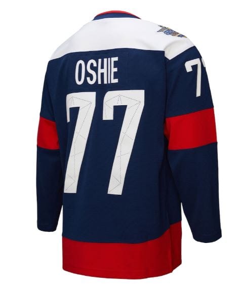 Adult TJ Oshie Washington Capitals Mitchell & Ness 2018 Navy Power Play Jersey - Men's