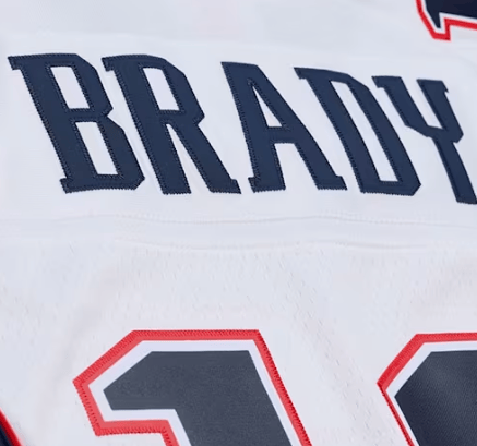 Mitchell & Ness Adult Jersey Adult Tom Brady New England Patriots White 2000 Mitchell & Ness Throwback Jersey - Men's