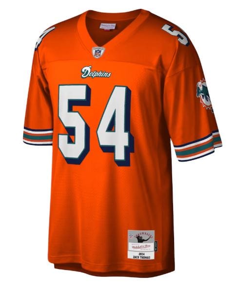 Mitchell & Ness Adult Jersey Adult Zach Thomas Miami Dolphins Mitchell & Ness NFL 2004 Orange Throwback Jersey - Men's