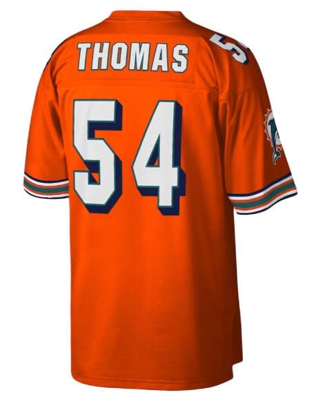 Mitchell & Ness Adult Jersey Adult Zach Thomas Miami Dolphins Mitchell & Ness NFL 2004 Orange Throwback Jersey - Men's