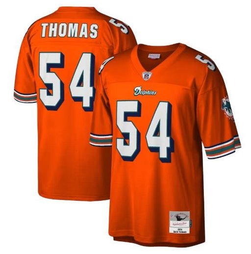 Mitchell & Ness Adult Jersey Adult Zach Thomas Miami Dolphins Mitchell & Ness NFL 2004 Orange Throwback Jersey - Men's