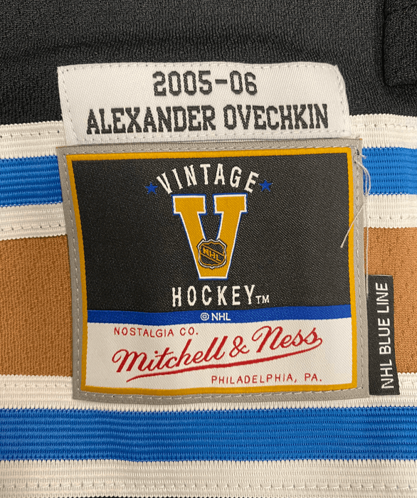 Alex Ovechkin Washington Capitals Mitchell Ness 2005 Black Jersey