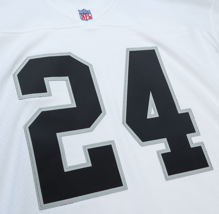 Mitchell & Ness Adult Jersey Charles Woodson Oakland Raiders Mitchell & Ness NFL White Throwback Jersey - Men's