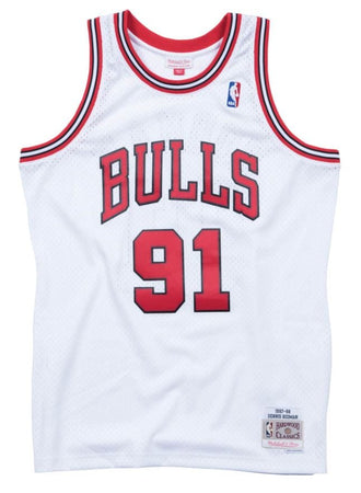 100% Authentic Dennis Rodman Mitchell Ness Stitched 1997 Bulls Jersey Size  M 40