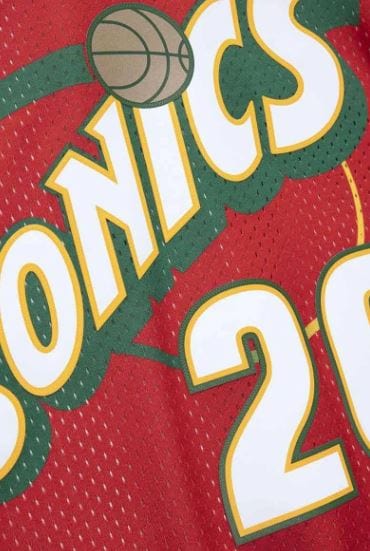 red supersonics jersey