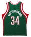 Mitchell & Ness Adult Jersey Giannis Antetokounmpo Milwaukee Bucks Mitchell & Ness NBA Green 2013 Throwback Swingman Jersey