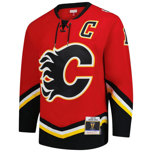 Mitchell & Ness Adult Jersey Jarome Iginla Calgary Flames Mitchell & Ness 2003-04 Power Play Jersey - Red - Men's