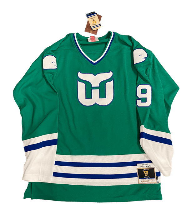 Gordie Howe 9 WHA New England Whalers Hockey Jersey