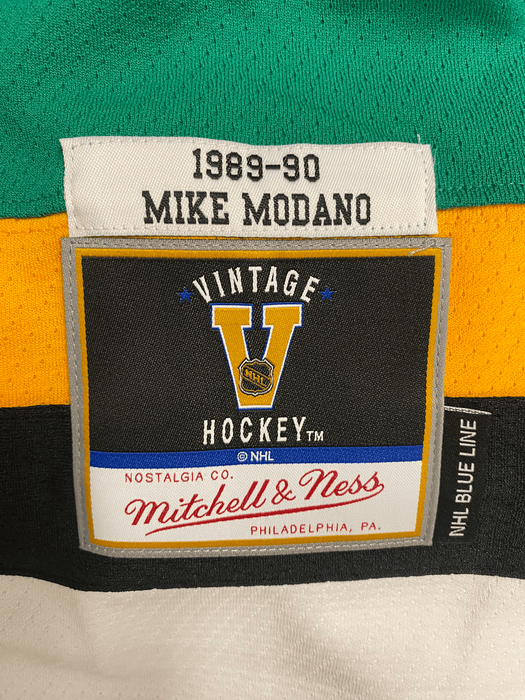 Mitchell & Ness Adult Jersey Men's Mike Modano Minnesota North Stars Mitchell & Ness 1989 Green Jersey