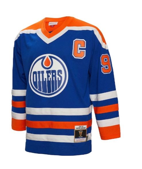 Blue Line Wayne Gretzky Edmonton Oilers 1986 Jersey - Shop Mitchell & Ness  Authentic Jerseys and Replicas Mitchell & Ness Nostalgia Co.