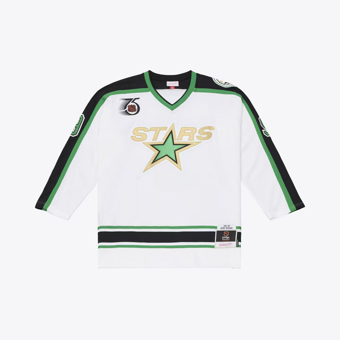 Mitchell & Ness Adult Jersey Mike Modano Dallas Stars 1991-1992 Dark Green & White Power Play Jersey - Men's