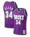 Mitchell & Ness Adult Jersey Ray Allen Milwaukee Bucks Mitchell & Ness 2000-01 Purple Throwback Swingman Jersey - Men's