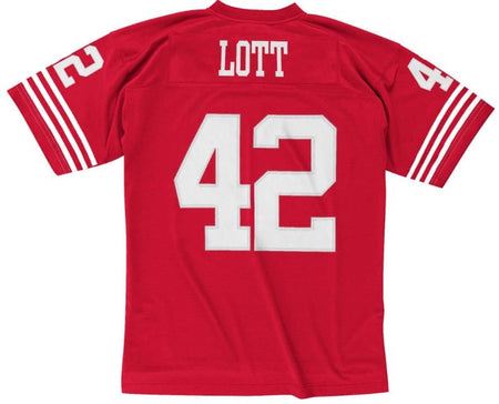 Ronnie Lott Jersey  San Francisco 49ers Throwback Mitchell & Ness Red