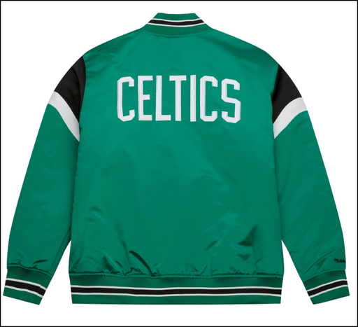 Mitchell & Ness Jacket Boston Celtics Mitchell & Ness Green Heavyweight Satin Jacket - Men's
