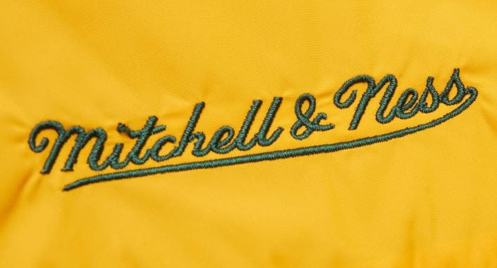 Mitchell & Ness Jacket Green Bay Packers Mitchell & Ness Green Clutch Puffer Jacket - Men's