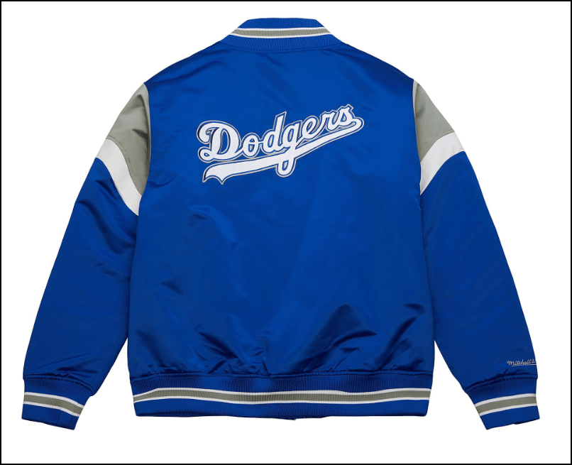 Dodgers jacket sales mitchell and ness