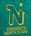 Minnesota North Stars Mitchell & Ness Green Heavyweight Satin Jacket - Men's