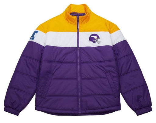 Minnesota Vikings Mitchell & Ness Purple Clutch Puffer Jacket - Men's